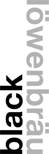 Löwenbräu Black, Monumental und emotional, Logo